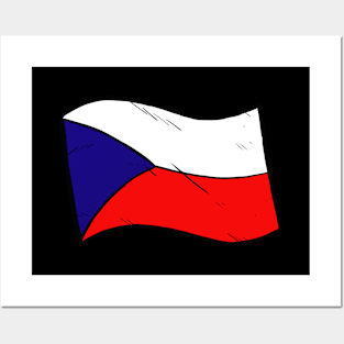 Flag of the Czech Republic Posters and Art